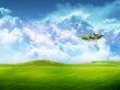 Floating land Wallpaer