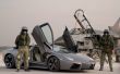 Reventon and aircraft Wallpaer