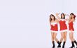 Three sexy santas Wallpaer