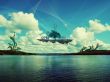 Floating island Wallpaer