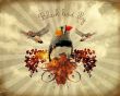 Bird flower vectors Wallpaer
