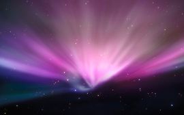 Aurora in space Wallpaper