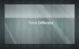 Apple motto text Wallpaper