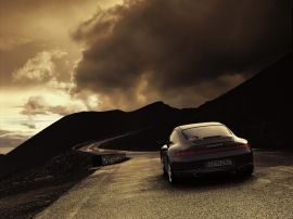 Carrera 4 on road Wallpaper
