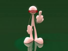 Censored mascot Wallpaper