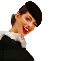 Hathaway wink Wallpaper