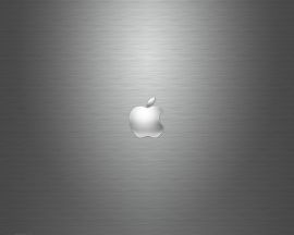 Apple metal plate Wallpaper