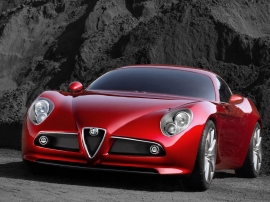 8C Competizione Front Wallpaper