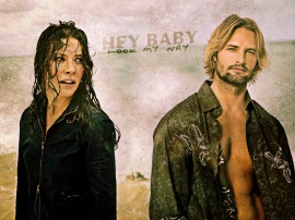 Kate and Sawyer Wallpaper