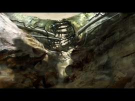 Broken Tunnel Wallpaper