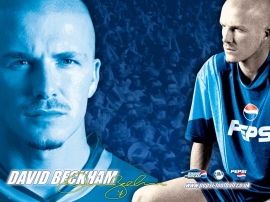 David Beckham in Pepsi Wallpaper