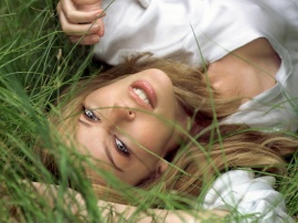 Kylie Minogue face Wallpaper