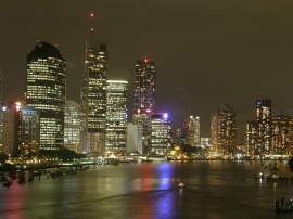 Brisbane By Night Wallpaper