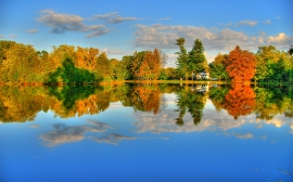 Autumn Lake Wallpaper