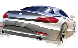 BMW Z4 Roadster Sketch Wallpaper
