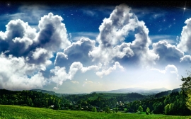 Hill Top View Wallpaper
