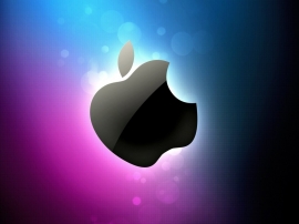 Apple Blue Wallpaper