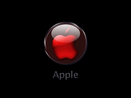 Red Apple Logo Wallpaper