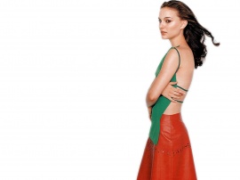 Natalie Portman red Wallpaper