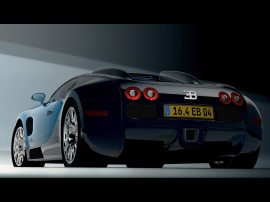 Bugatti Veyron rear Wallpaper