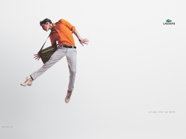 LACOSTE flying man Wallpaper