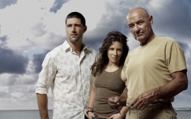 Jack Kate and Locke Wallpaper