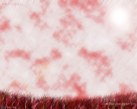 Red rainy day Wallpaper