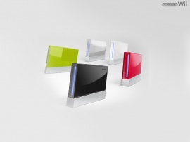 Nintendo Wii in color Wallpaper