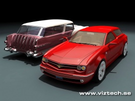 Chevrolet Impala red Wallpaper