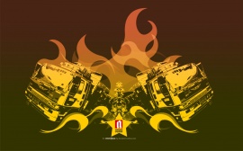 Creative fire Wallpaper