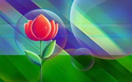 Babble Flower Wallpaper