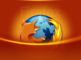 Mozilla Firefox red Wallpaper