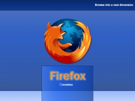 Mozilla Firefox blue Wallpaper