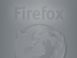 Grey Mozilla Firefox Wallpaper
