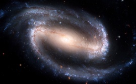 Barred Galaxy Wallpaper