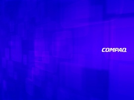 COMPAQ blue Wallpaper