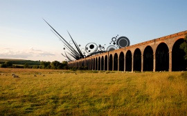 Comic Bridge Wallpaper