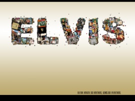 Elvis name from CDs Wallpaper