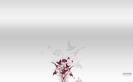 CSSCreme Flowers Wallpaper
