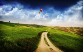 Old Dirt Road Wallpaper