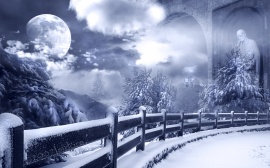 Mists of Winter Wallpaper