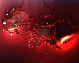 Red Bubble Grains Wallpaper