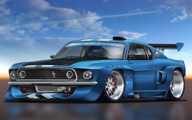 Racing Mustang Wallpaper