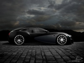 Bugatti 2008 side Wallpaper