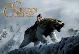 Girl on polar bear Wallpaper