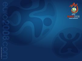 Euro 2008 blue logo Wallpaper