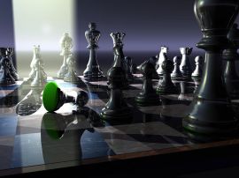 3d Chess board Wallpaper