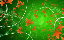 Leaves vectors Wallpaper