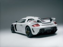 Rear white Gemballa Wallpaper